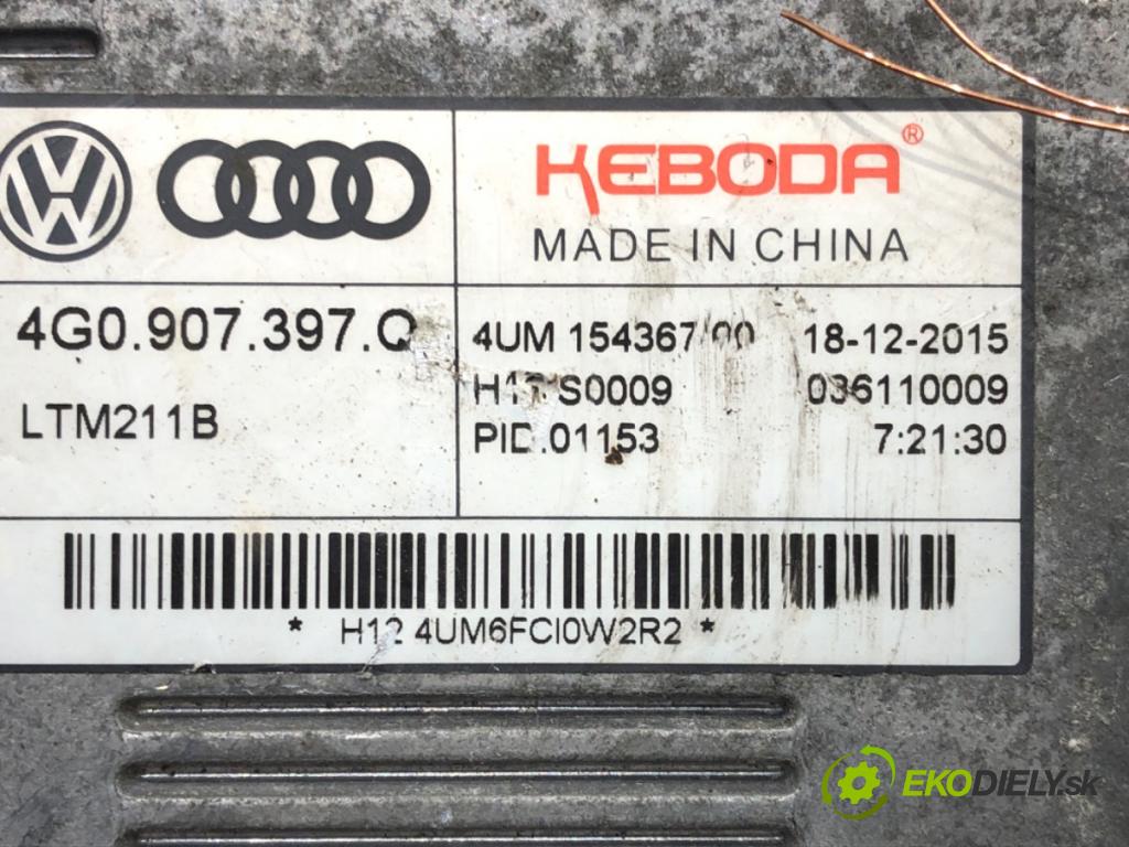 SKODA SUPERB III Kombi (3V5) 2015 - 2022    2.0 TSI 4x4 206 kW [280 KM] benzyna 2015 - 2022  Menič XENON 4G0907397Q (Riadiace jednotky xenónu)