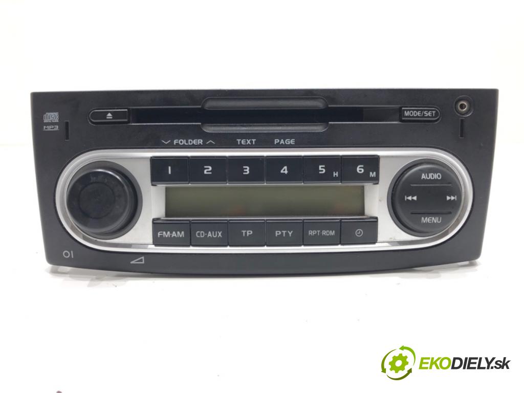 MITSUBISHI COLT VI (Z3_A, Z2_A) 2002 - 2012    1.3 70 kW [95 KM] benzyna 2004 - 2012  RADIO 8701A239 (Audio zariadenia)