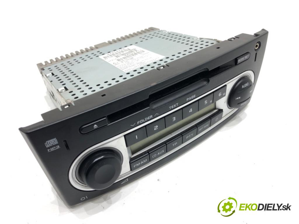 MITSUBISHI COLT VI (Z3_A, Z2_A) 2002 - 2012    1.3 70 kW [95 KM] benzyna 2004 - 2012  RADIO 8701A239 (Audio zariadenia)