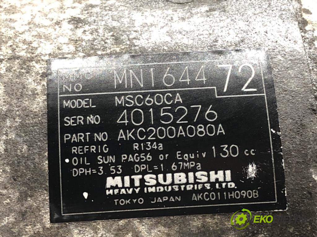 MITSUBISHI COLT VI (Z3_A, Z2_A) 2002 - 2012    1.3 70 kW [95 KM] benzyna 2004 - 2012  kompresor klimatizace MN164472 (Kompresory)