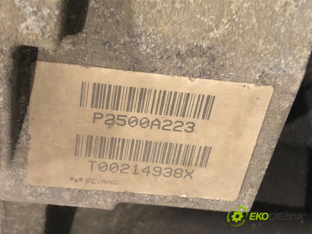 MITSUBISHI COLT VI (Z3_A, Z2_A) 2002 - 2012    1.3 70 kW [95 KM] benzyna 2004 - 2012  Prevodovka P2500A223 (Prevodovky)