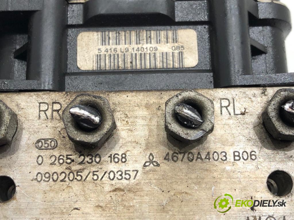 MITSUBISHI COLT VI (Z3_A, Z2_A) 2002 - 2012    1.3 70 kW [95 KM] benzyna 2004 - 2012  Pumpa ABS 4670A403 (Pumpy ABS)