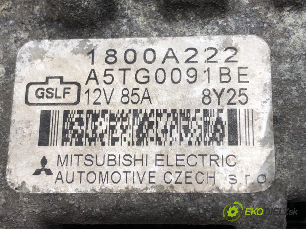 MITSUBISHI COLT VI (Z3_A, Z2_A) 2002 - 2012    1.3 70 kW [95 KM] benzyna 2004 - 2012  Alternátor 1800A222 (Alternátory)