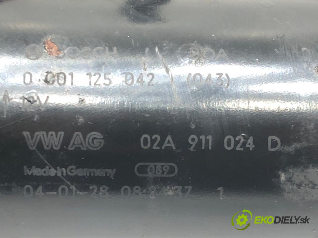 VW POLO (9N_, 9A_) 2001 - 2014    1.9 TDI 74 kW [101 KM] olej napędowy 2001 - 2009  Štartér 02A911024D (Štartéry)