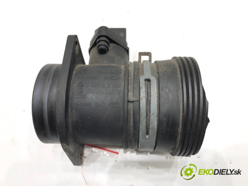 VW POLO (9N_, 9A_) 2001 - 2014    1.9 TDI 74 kW [101 KM] olej napędowy 2001 - 2009  Váha vzduchu 038906461B (Váhy vzduchu)