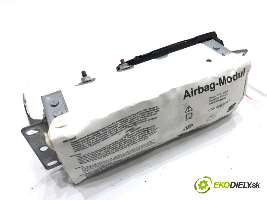 VW POLO (9N_, 9A_) 2001 - 2014    1.9 TDI 74 kW [101 KM] olej napędowy 2001 - 2009  AirBag spolujazdca 6Q0880204F (Airbagy)