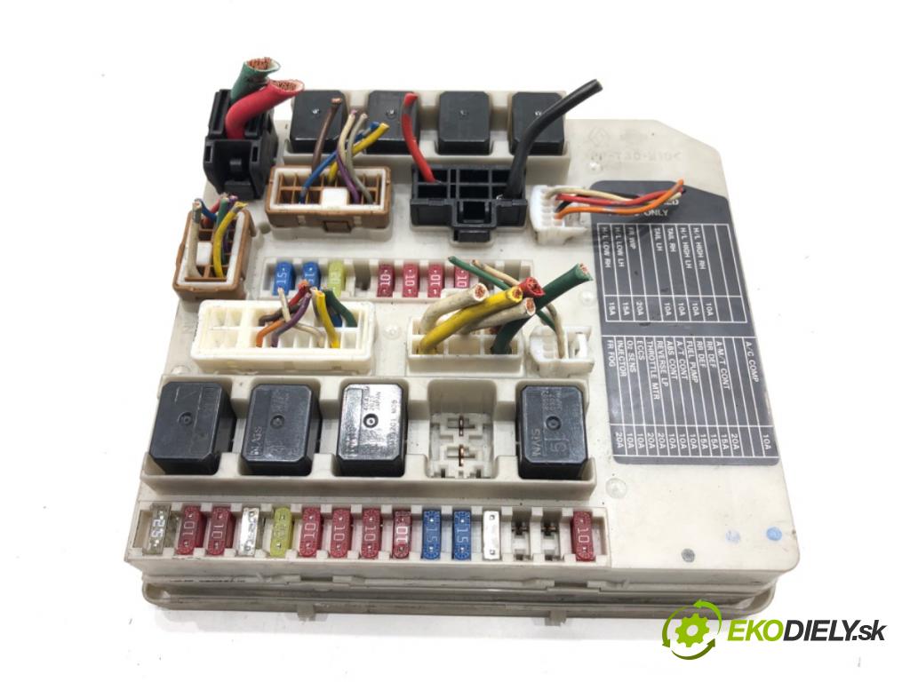 NISSAN MICRA III (K12) 2002 - 2010    1.5 dCi 48 kW [65 KM] olej napędowy 2003 - 2010  modul BSI 284B7AX620 (Pojistkové skříňky)