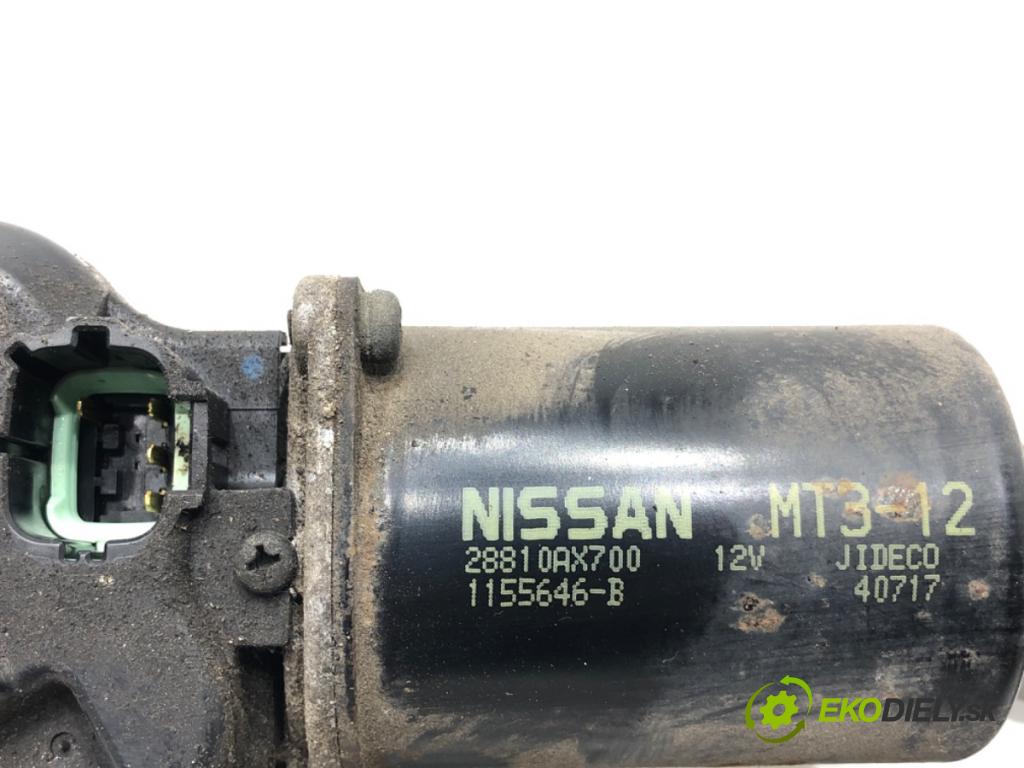 NISSAN MICRA III (K12) 2002 - 2010    1.5 dCi 48 kW [65 KM] olej napędowy 2003 - 2010  Mechanizmus stieračov predný 28810AX700 (Motorčeky stieračov predné)