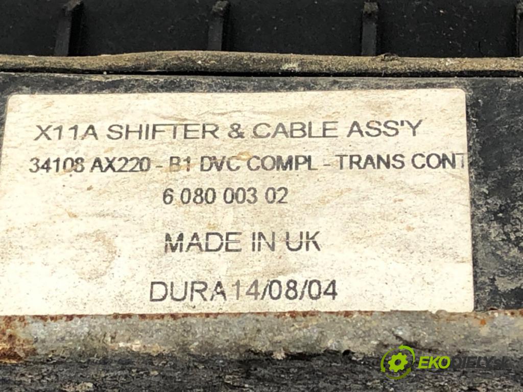 NISSAN MICRA III (K12) 2002 - 2010    1.5 dCi 48 kW [65 KM] olej napędowy 2003 - 2010  Kulisa 34108-AX220 (Rýchlostné páky / kulisy)