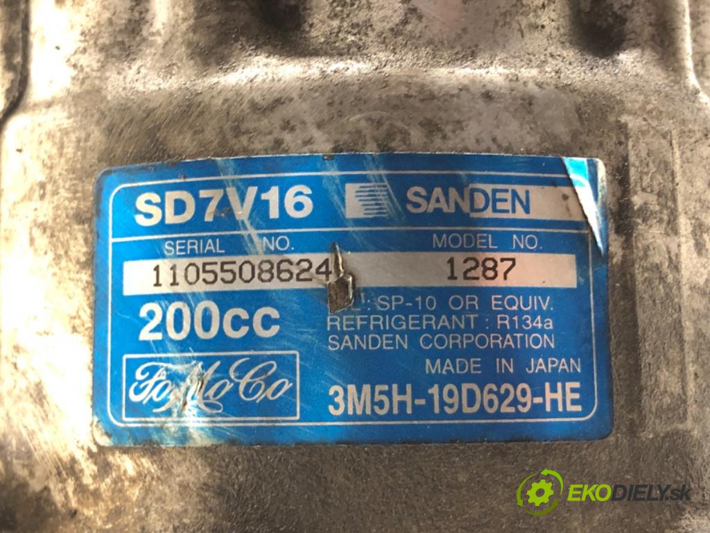 VOLVO V50 (545) 2003 - 2012    2.0 D 100 kW [136 KM] olej napędowy 2004 - 2010  kompresor klimatizace 3M5H-19D629-HE (Kompresory)