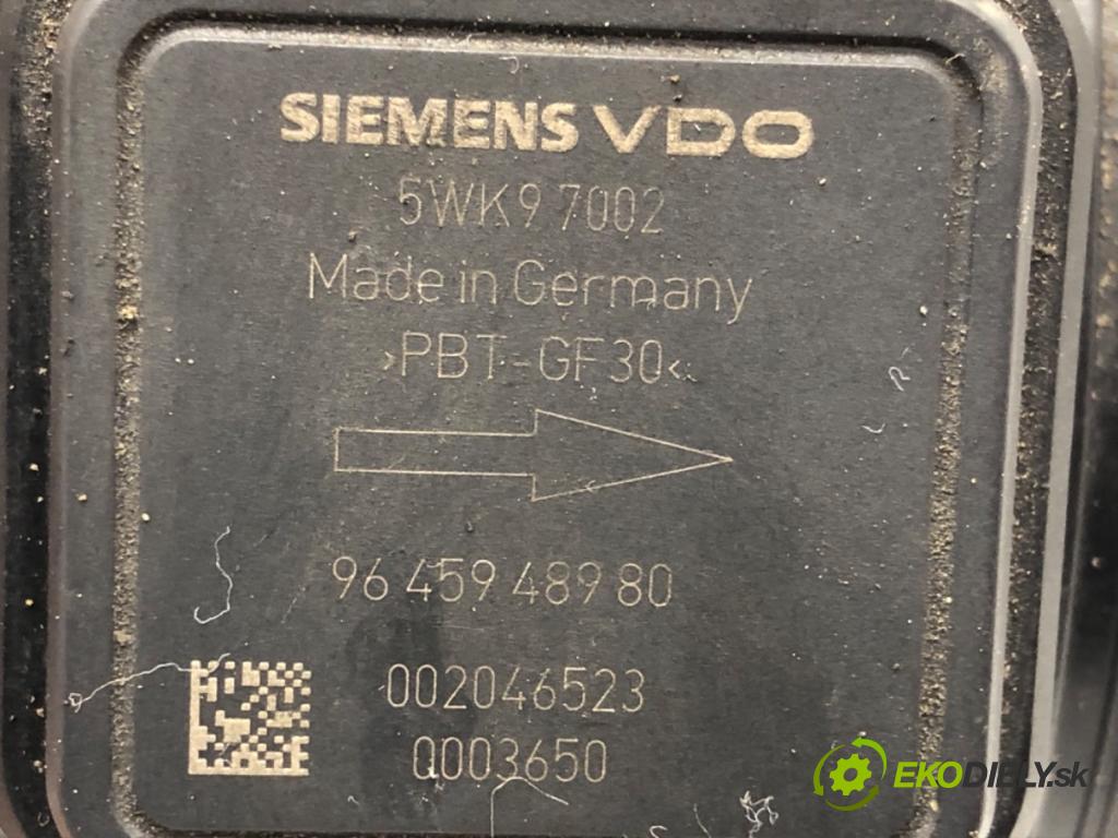 VOLVO V50 (545) 2003 - 2012    2.0 D 100 kW [136 KM] olej napędowy 2004 - 2010  Váha vzduchu 9645948980 5WK97002 (Váhy vzduchu)