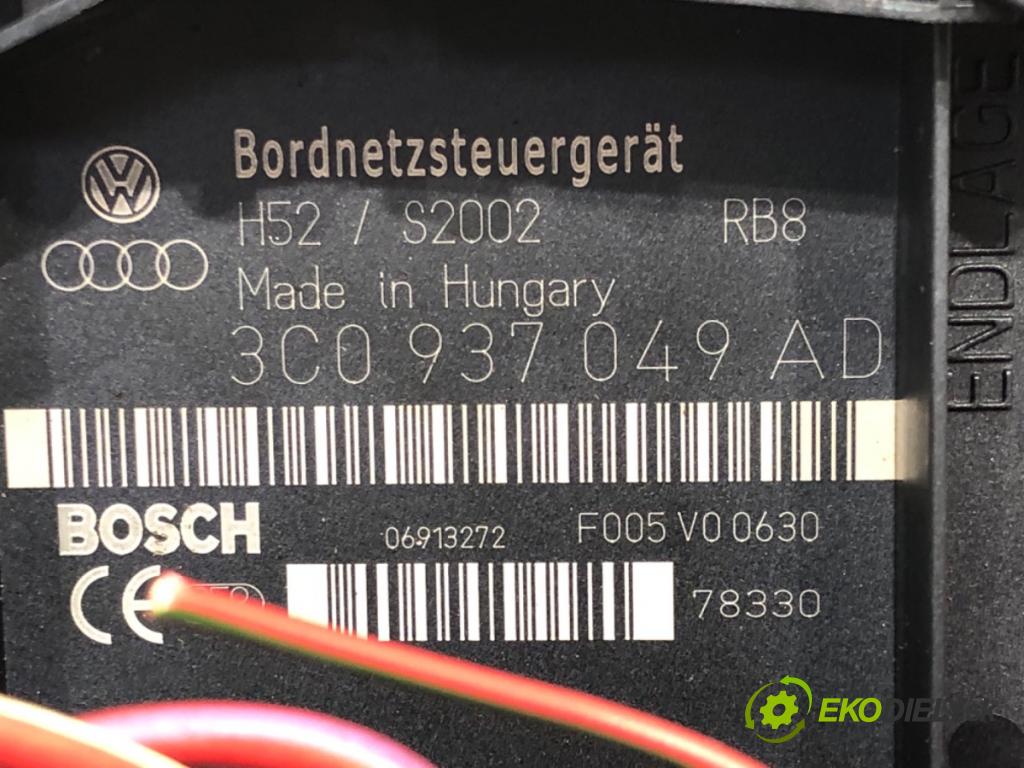 VW PASSAT B6 Variant (3C5) 2005 - 2011    1.9 TDI 77 kW [105 KM] olej napędowy 2005 - 2010  Modul BORDNETZ 3C0937049AD (Ostatné)