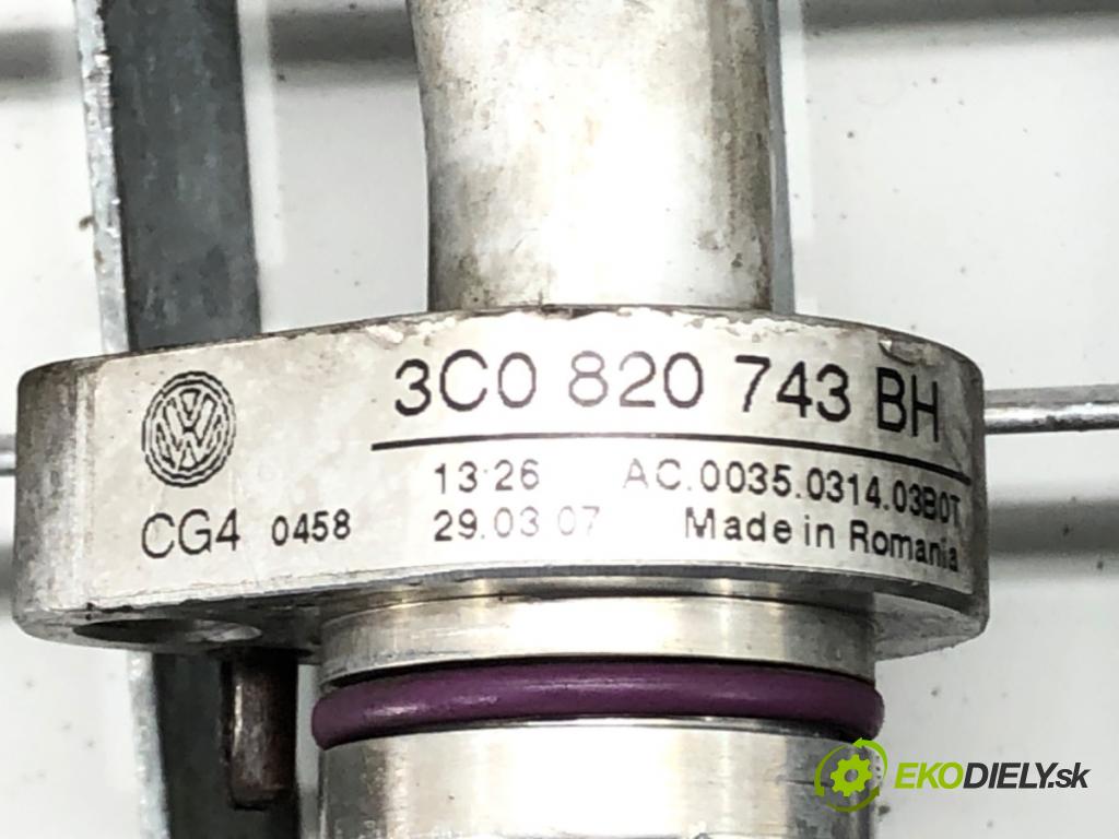 VW PASSAT B6 Variant (3C5) 2005 - 2011    1.9 TDI 77 kW [105 KM] olej napędowy 2005 - 2010  rúrka klimatizácie 3C0820743BH (Rúrky klimatizácie)