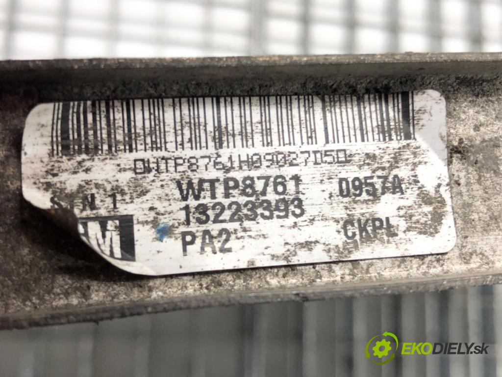 OPEL ASTRA H GTC (A04) 2005 - 2010    1.9 CDTi (L08) 110 kW [150 KM] olej napędowy 2005 - 2010  intercooler 13223393 (Chladiče nasávaného vzduchu (intercoolery))