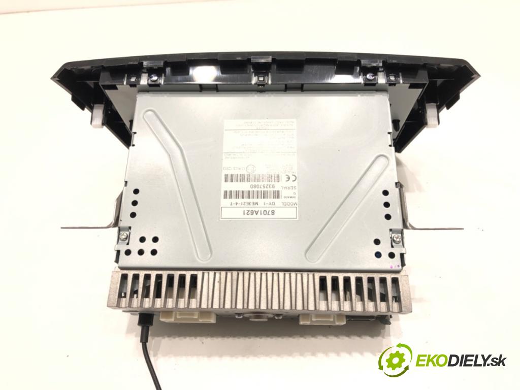 MITSUBISHI MIRAGE / SPACE STAR VI liftback (A0_A) 2012 - 2022    1.2 (A03A) 59 kW [80 KM] benzyna 2012 - 2022  RADIO 8701A621 (Audio zariadenia)