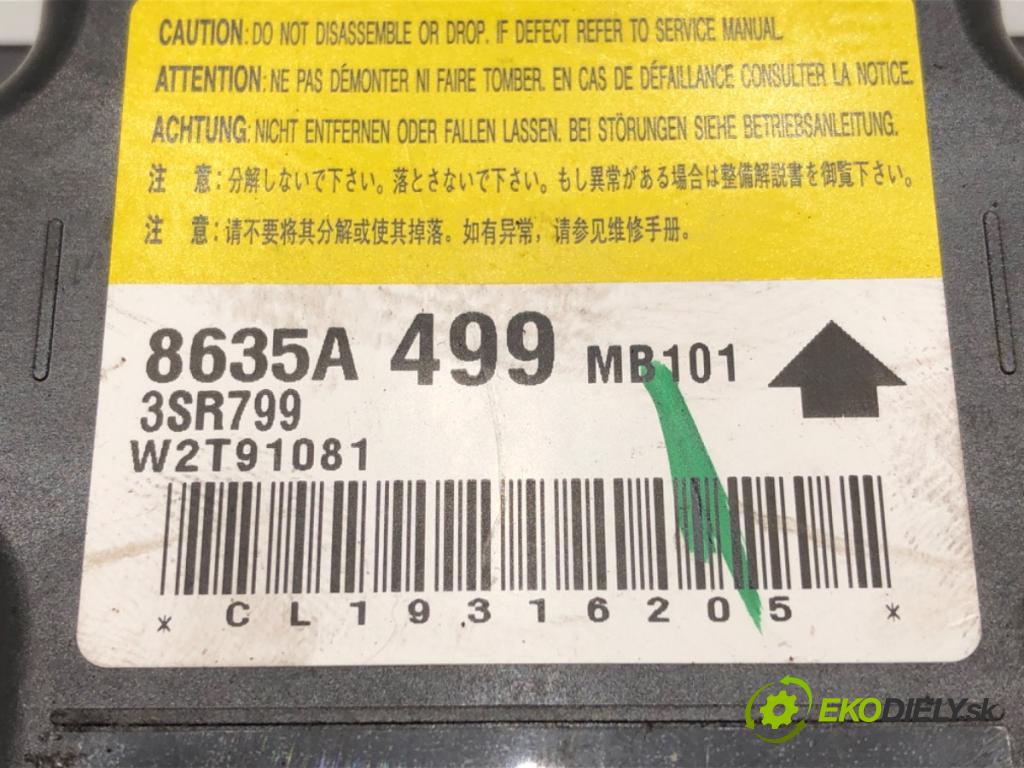 MITSUBISHI MIRAGE / SPACE STAR VI liftback (A0_A) 2012 - 2022    1.2 (A03A) 59 kW [80 KM] benzyna 2012 - 2022  senzor airbag 8635A499 (Snímače)