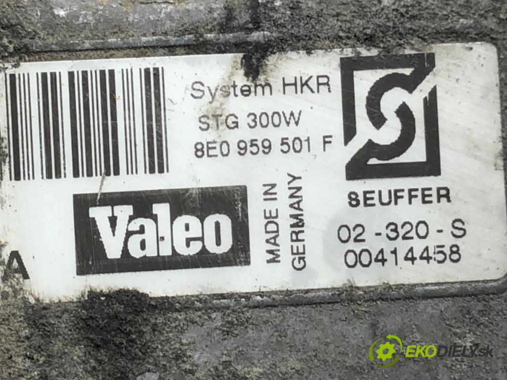 AUDI A4 B6 (8E2) 2000 - 2005    1.9 TDI 96 kW [130 KM] olej napędowy 2000 - 2004  Ventilátor klimatizácie 8E0959501F (Ventilátory chladičov klimatizácie)