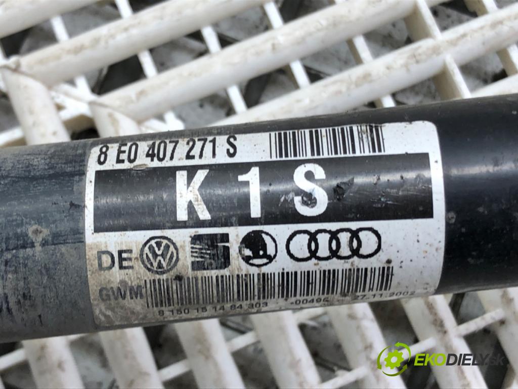 AUDI A4 B6 (8E2) 2000 - 2005    1.9 TDI 96 kW [130 KM] olej napędowy 2000 - 2004  Poloos ľavy predný 8E0407271S