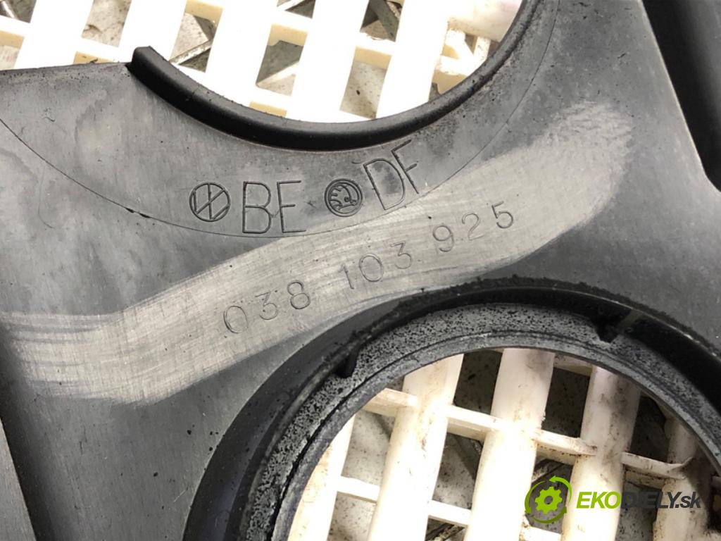 AUDI A4 B6 (8E2) 2000 - 2005    1.9 TDI 96 kW [130 KM] olej napędowy 2000 - 2004  kryt motora 038103925 (Kryty motora)