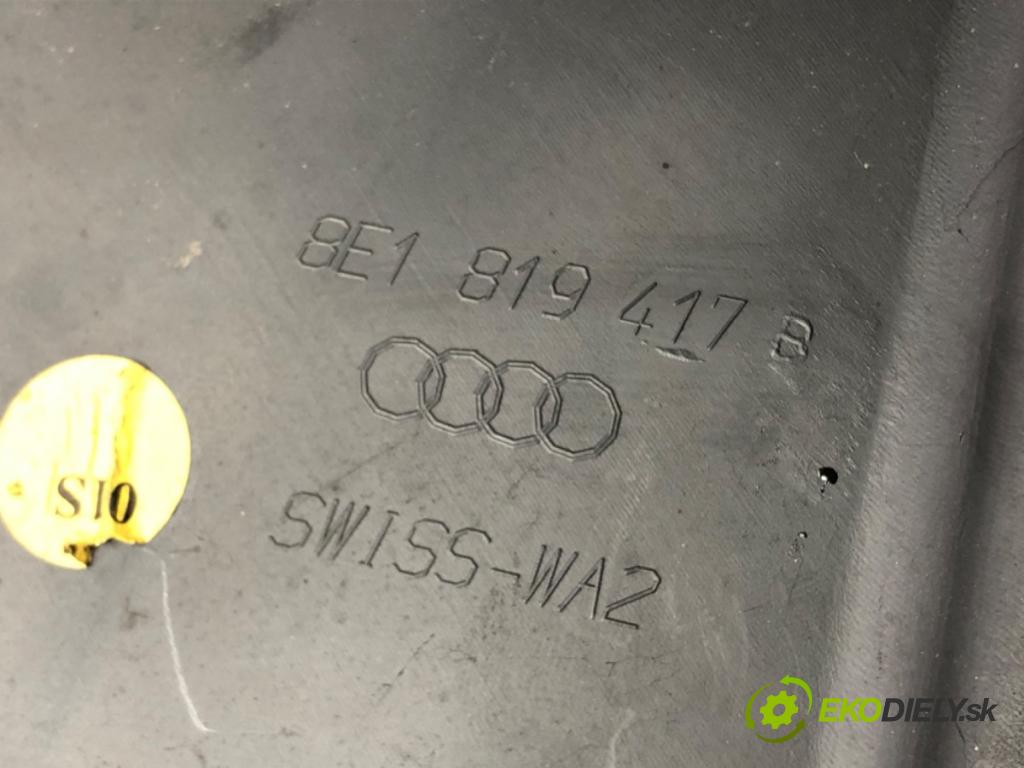 AUDI A4 B6 (8E2) 2000 - 2005    1.9 TDI 96 kW [130 KM] olej napędowy 2000 - 2004  Torpédo, plast pod čelné okno 8E1819417B (Torpéda)