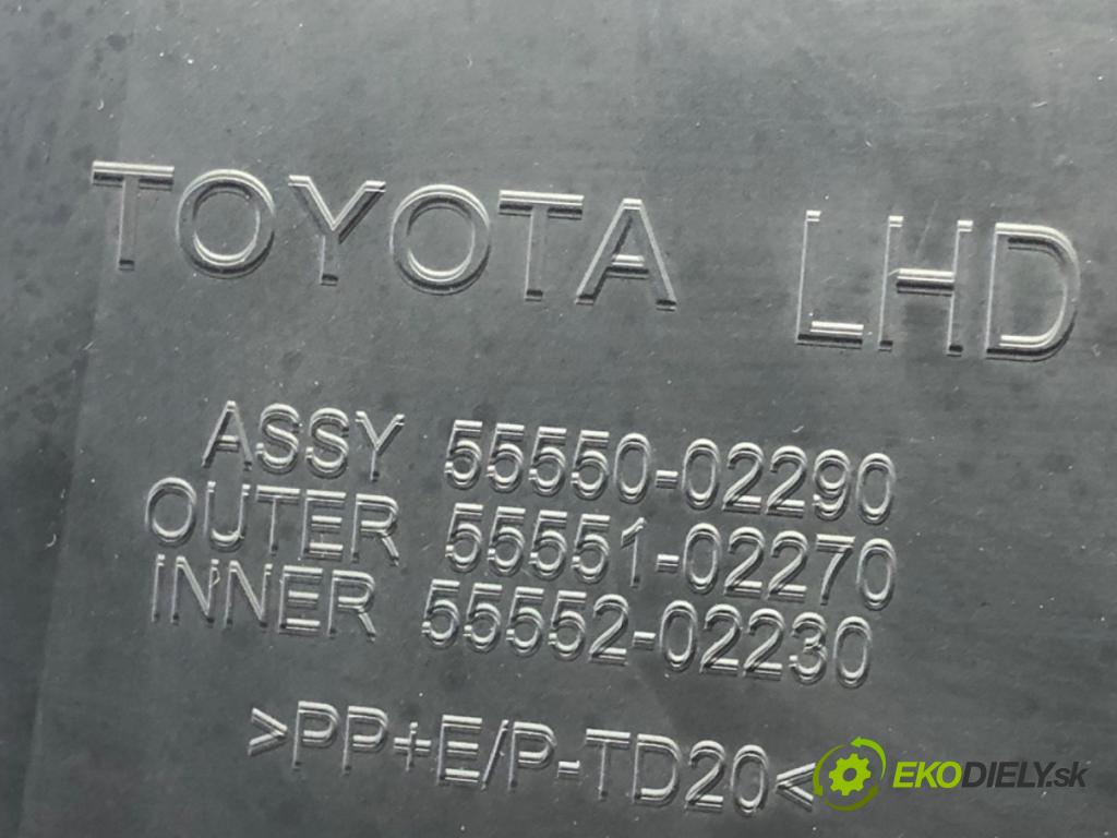 TOYOTA AURIS (_E18_) 2012 - 2018    1.6 (ZRE181_, ZRE185_) 97 kW [132 KM] benzyna 2012 - 2018  Priehradka, kastlík spolujazdca  (Priehradky, kastlíky)