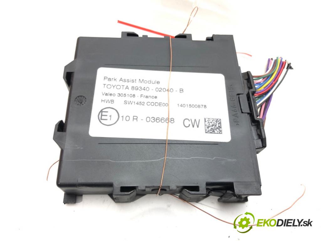 TOYOTA AURIS (_E18_) 2012 - 2018    1.6 (ZRE181_, ZRE185_) 97 kW [132 KM] benzyna 2012 - 2018  Modul PDC 89340-02040 (Ostatné)