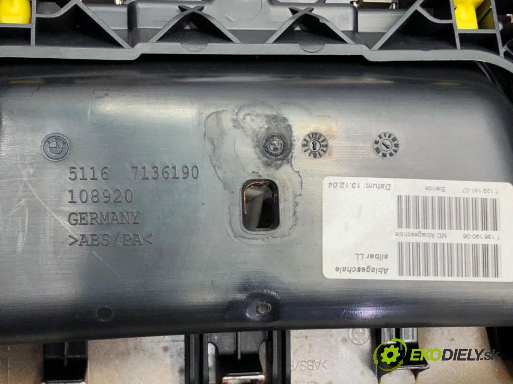 BMW 1 (E87) 2003 - 2013    116 i 85 kW [115 KM] benzyna 2004 - 2011  Tunel stredový 7136190 (Stredový tunel / panel)