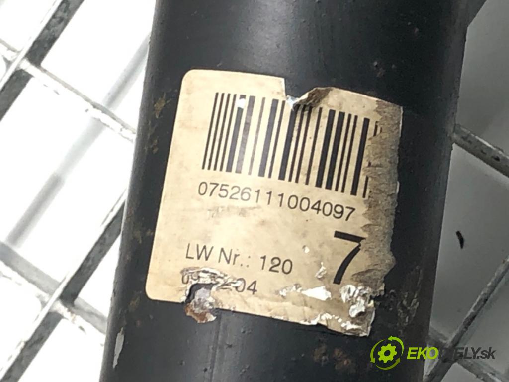 BMW 1 (E87) 2003 - 2013    116 i 85 kW [115 KM] benzyna 2004 - 2011  Kardaň, hriadeľ hnací zad 7526111 (Kardaňové hriadele)