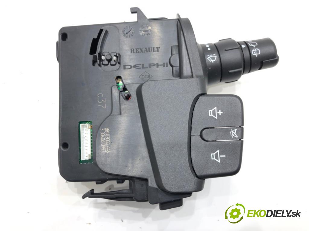 RENAULT MODUS / GRAND MODUS (F/JP0_) 2004 - 2022    1.2 (JP0C, JP0K, FP0C, FP0K, FP0P, JP0P, JP0T) 55 kW [75 KM] benzyna 2004 - 2022  Prepínač stieračov 881030034 (Prepínače, spínače, tlačidlá a ovládače kúrenia)