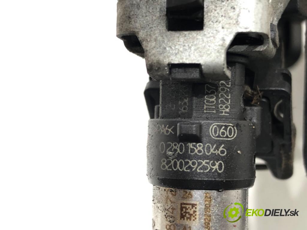 RENAULT MODUS / GRAND MODUS (F/JP0_) 2004 - 2022    1.2 (JP0C, JP0K, FP0C, FP0K, FP0P, JP0P, JP0T) 55 kW [75 KM] benzyna 2004 - 2022  Lišta vstrekovacia 8200292590 (Vstrekovacie lišty)