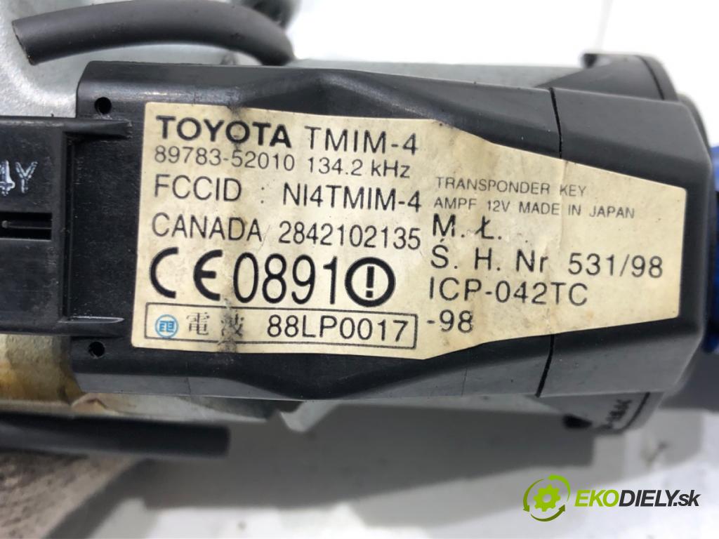 TOYOTA RAV 4 II (_A2_) 2000 - 2005    2.0 D 4WD (CLA20_, CLA21_) 85 kW [116 KM] olej napędowy 2001 - 2005  spinačka 89783-52010 (Spínacie skrinky a kľúče)