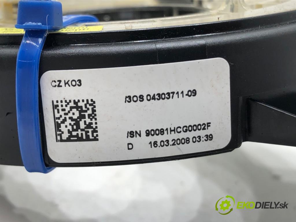 AUDI A4 B8 Avant (8K5) 2007 - 2015    1.8 TFSI 118 kW [160 KM] benzyna 2007 - 2012  Krúžok, slimák airbag 8K0953568F (Airbagy)