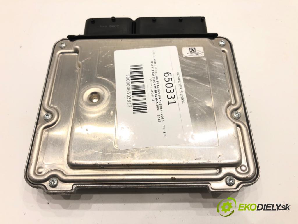 AUDI A4 B8 Avant (8K5) 2007 - 2015    1.8 TFSI 118 kW [160 KM] benzyna 2007 - 2012  riadiaca jednotka Motor 8K1907115H (Riadiace jednotky)