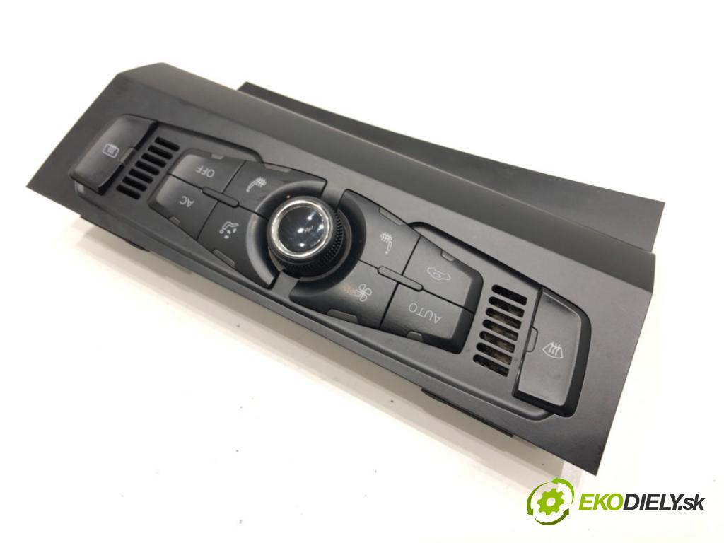 AUDI A4 B8 Avant (8K5) 2007 - 2015    1.8 TFSI 118 kW [160 KM] benzyna 2007 - 2012  Panel ovládania kúrenia 8T1820043P (Prepínače, spínače, tlačidlá a ovládače kúrenia)