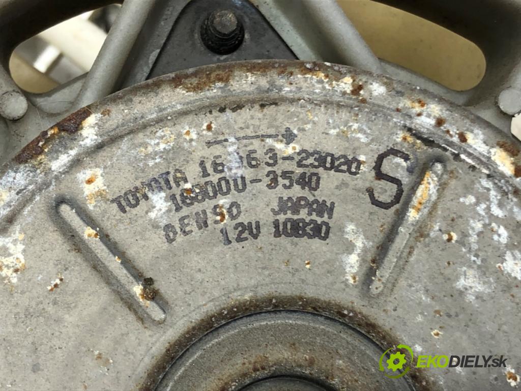 TOYOTA YARIS VERSO (_P2_) 1999 - 2005    1.3 (NCP20_, NCP22_) 63 kW [86 KM] benzyna 1999 - 2002  ventilátor chladiče 16363-23020 (Ventilátory)