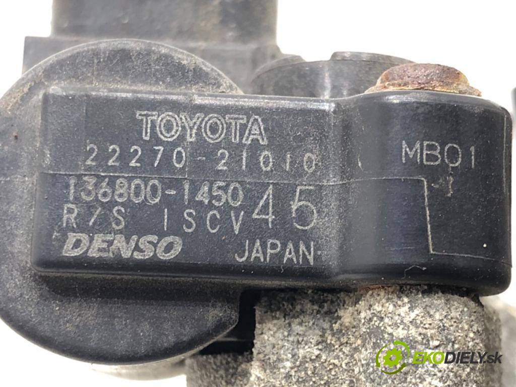 TOYOTA YARIS VERSO (_P2_) 1999 - 2005    1.3 (NCP20_, NCP22_) 63 kW [86 KM] benzyna 1999 - 2002  Škrtiaca klapka 22270-21010 (Škrtiace klapky)