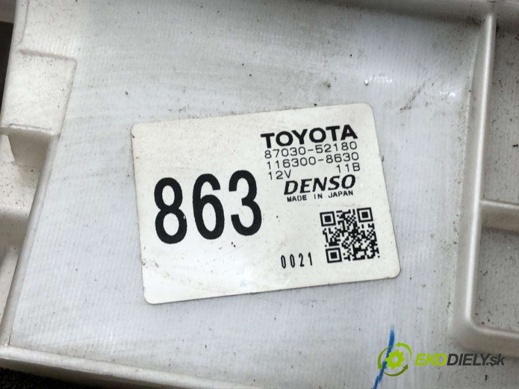 TOYOTA YARIS VERSO (_P2_) 1999 - 2005    1.3 (NCP20_, NCP22_) 63 kW [86 KM] benzyna 1999 - 2002  topné těleso radiátor topení KOMBAJN 87030-52180