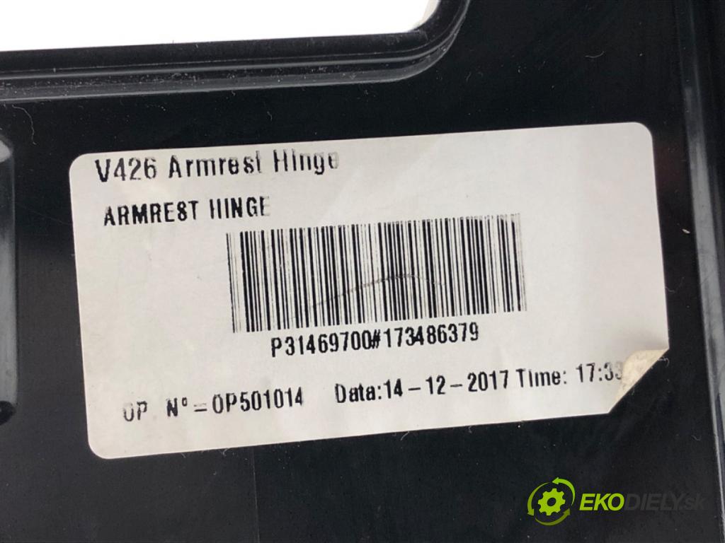 VOLVO XC60 II (246) 2017 - 2022    D4 AWD 140 kW [190 KM] olej napędowy 2017 - 2022  Lakťová opierka 31469700 (Lakťové opierky)