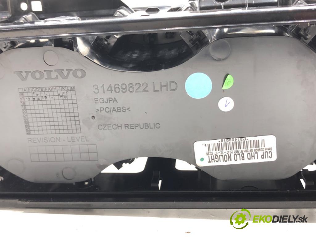 VOLVO XC60 II (246) 2017 - 2022    D4 AWD 140 kW [190 KM] olej napędowy 2017 - 2022  Držiak na nápoje 31469622 (Úchyty, držiaky na nápoje)