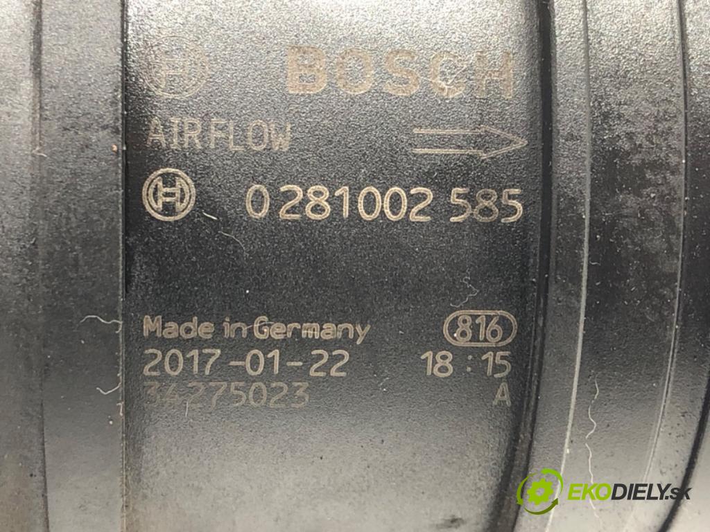 MERCEDES-BENZ VITO Autobus (W639) 2003 - 2022    109 CDI (639.701, 639.703) 70 kW [95 KM] olej napędowy 2006 - 2022  Váha vzduchu 0281002585 (Váhy vzduchu)