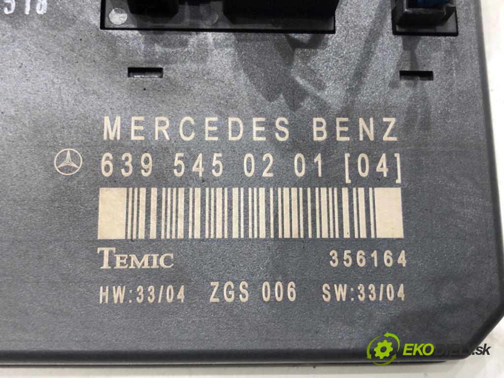 MERCEDES-BENZ VITO Autobus (W639) 2003 - 2022    109 CDI (639.701, 639.703) 70 kW [95 KM] olej napędowy 2006 - 2022  Modul SAM 6395450201 (Ostatné)