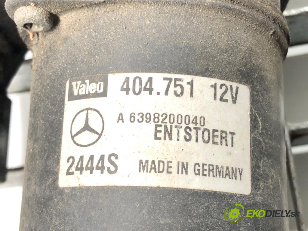 MERCEDES-BENZ VITO Autobus (W639) 2003 - 2022    109 CDI (639.701, 639.703) 70 kW [95 KM] olej napędowy 2006 - 2022  Mechanizmus stieračov predný A6398200040 (Motorčeky stieračov predné)