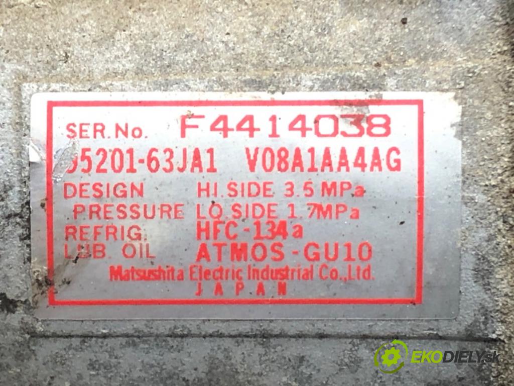 SUZUKI SX4 (EY, GY) 2006 - 2022    1.6 VVT (RW 416) 79 kW [107 KM] benzyna 2006 - 2022  kompresor klimatizace 95201-63JA1 (Kompresory)