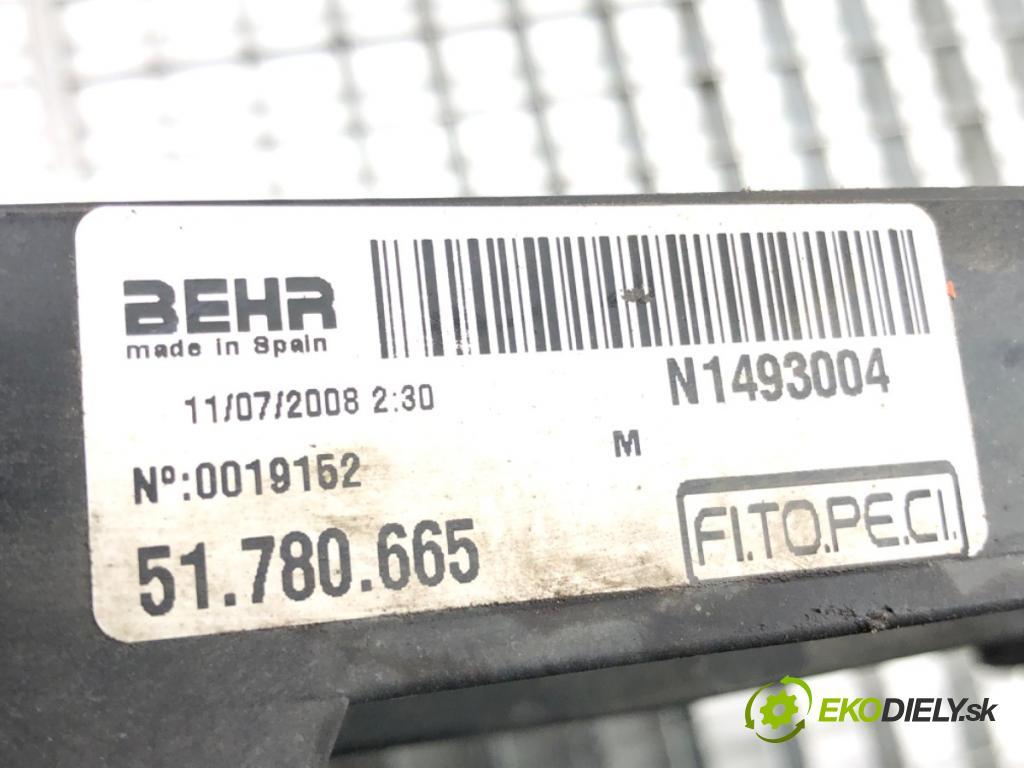 PEUGEOT BIPPER (AA_) 2008 - 2022    1.4 HDi 50 kW [68 KM] olej napędowy 2008 - 2022  Ventilátor chladiča 51780665 (Ventilátory)