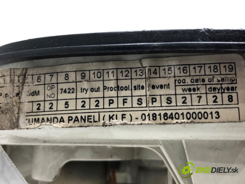 PEUGEOT BIPPER (AA_) 2008 - 2022    1.4 HDi 50 kW [68 KM] olej napędowy 2008 - 2022  Panel ovládania kúrenia  (Prepínače, spínače, tlačidlá a ovládače kúrenia)