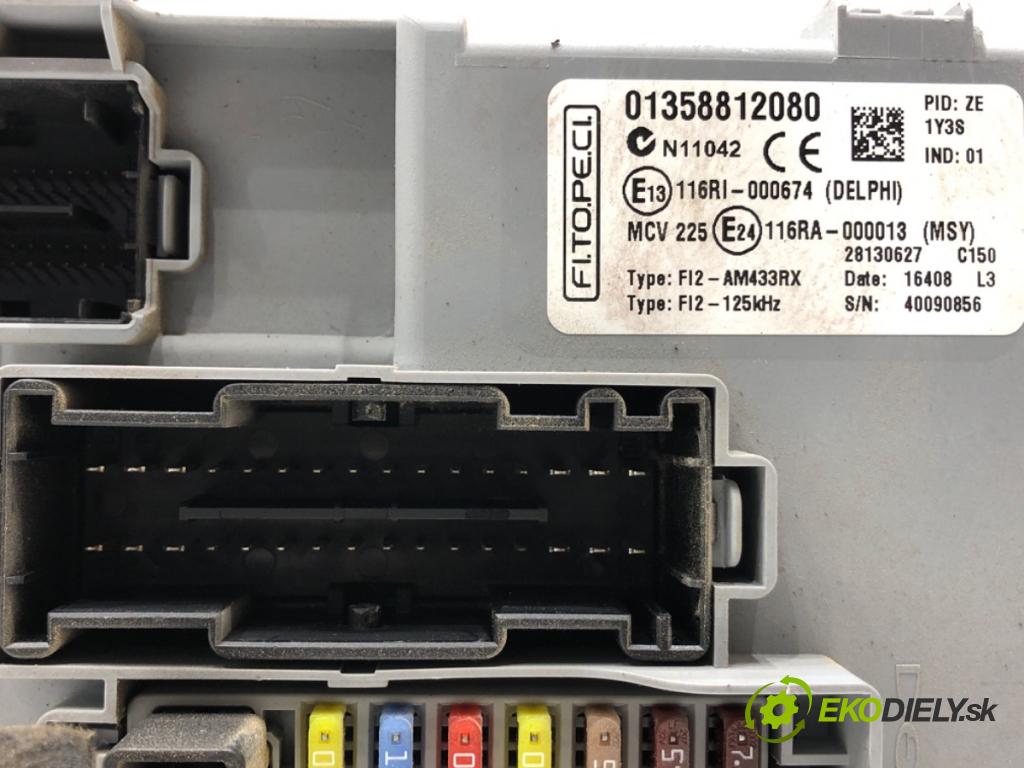 PEUGEOT BIPPER (AA_) 2008 - 2022    1.4 HDi 50 kW [68 KM] olej napędowy 2008 - 2022  modul BSI 01358812080 (Pojistkové skříňky)