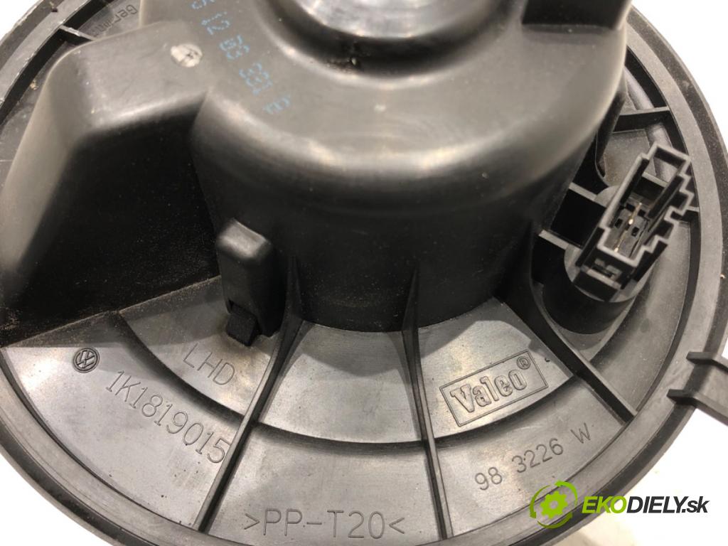 VW TOURAN (1T1, 1T2) 2003 - 2010    1.9 TDI 74 kW [100 KM] olej napędowy 2003 - 2004  ventilátor kúrenia 1K1819015