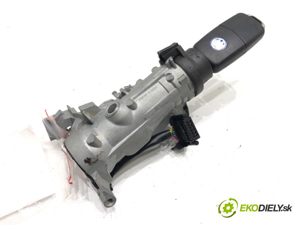 VW TOURAN (1T1, 1T2) 2003 - 2010    1.9 TDI 74 kW [100 KM] olej napędowy 2003 - 2004  spinačka 1K0905865 (Spínacie skrinky a kľúče)