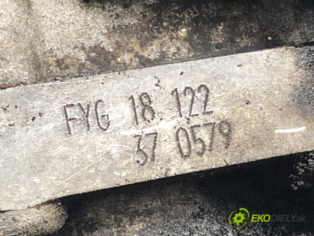 VW TOURAN (1T1, 1T2) 2003 - 2010    1.9 TDI 74 kW [100 KM] olej napędowy 2003 - 2004  Prevodovka FYG (Prevodovky)