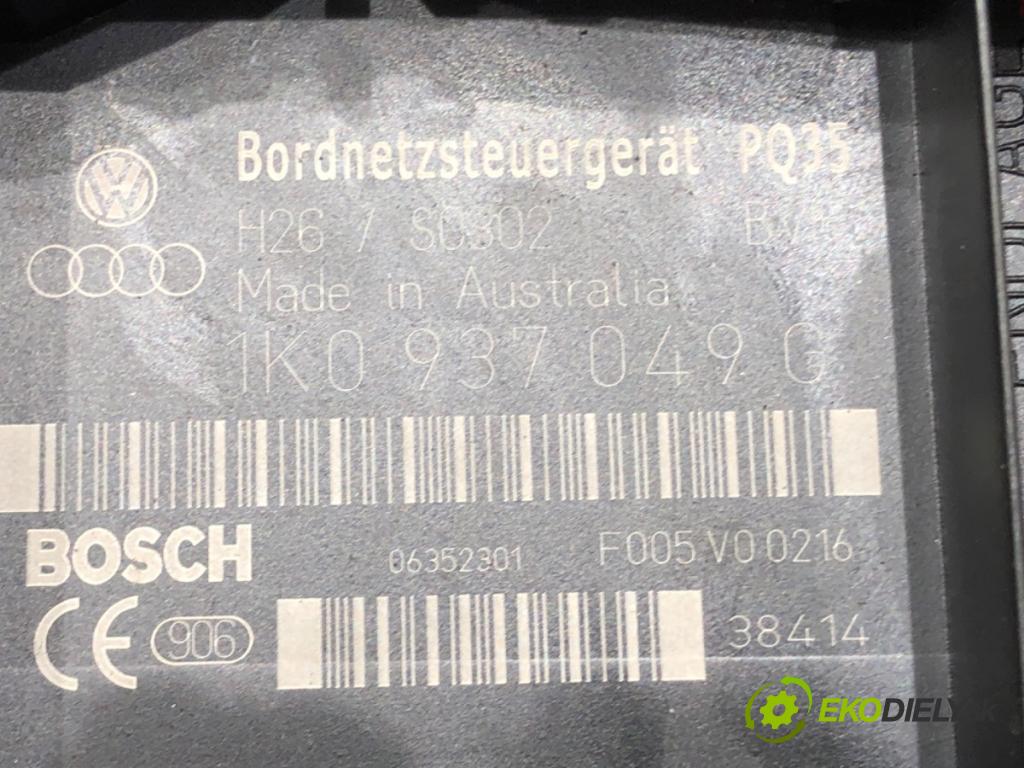 VW TOURAN (1T1, 1T2) 2003 - 2010    1.9 TDI 74 kW [100 KM] olej napędowy 2003 - 2004  Modul BORDNETZ 1K0937049G (Ostatné)